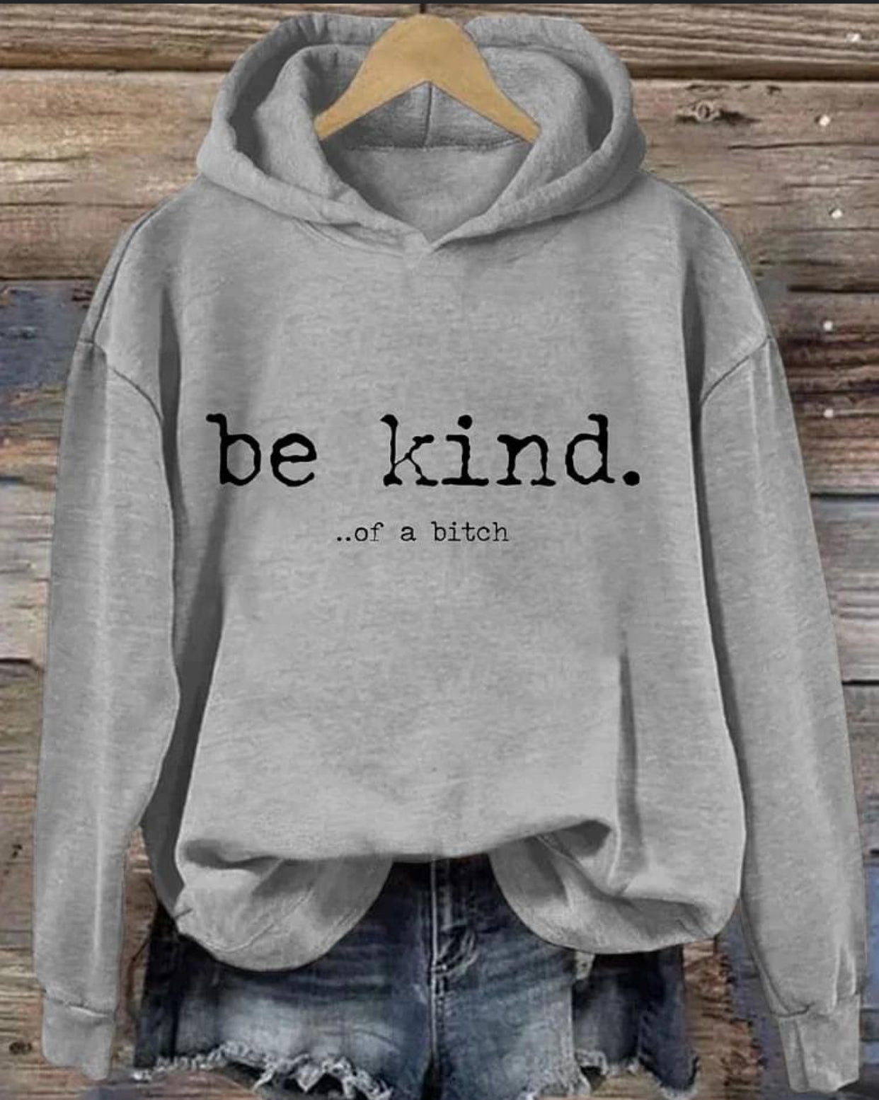 Be kind of….crewneck sweatshirt
