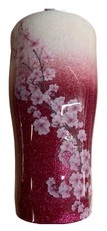 Cherry Blossom 30 ounce tumbler