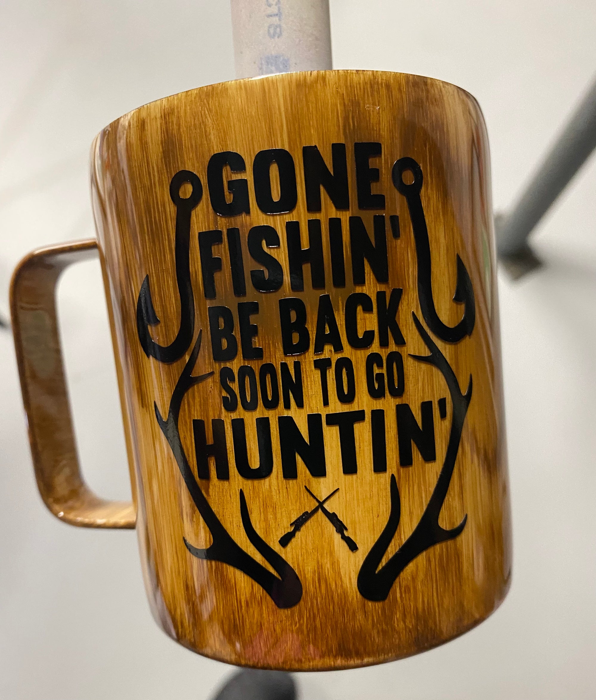 Gone Fishing 12 ounce Camper Mug