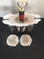 Glitz and Glamour Wine Bottle/Glass Rack & coaster set in Vanilla gold setting